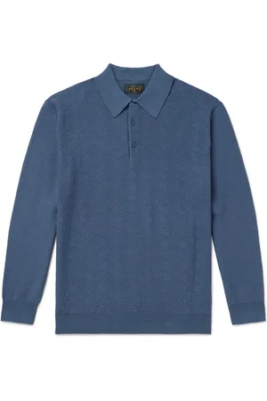Beams Ramie and Cotton-Blend Polo Shirt - Men - - L
