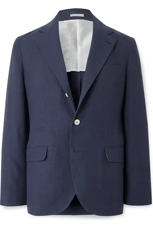 Brunello Cucinelli Linen Suit Jacket - Men - - IT 54