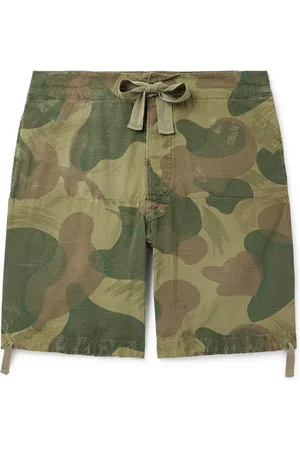 Ralph Lauren Straight-Leg Camouflage-Print Cotton Drawstring Shorts - Men - - XXL