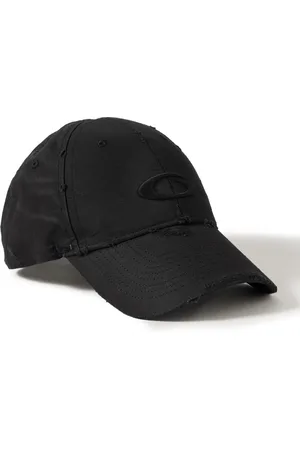 Balenciaga Cargo Distressed Logo-Embroidered Cotton-Ripstop Baseball Cap - Men - - M