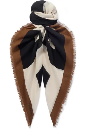 Saint Laurent Fringed Wool Scarf - Men