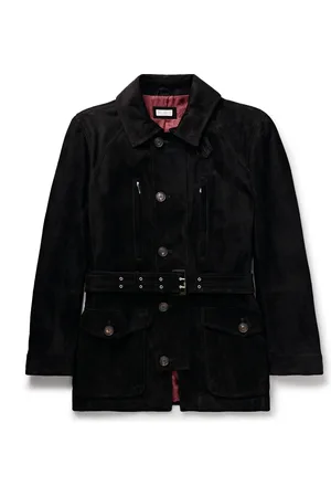 Brunello Cucinelli Belted Suede Field Jacket - Men - - M