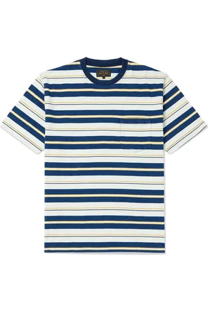 Beams Striped Cotton-Jersey T-Shirt - Men - - M