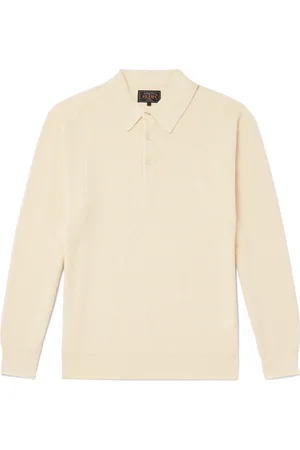 Beams Ramie and Cotton-Blend Polo Shirt - Men - - M
