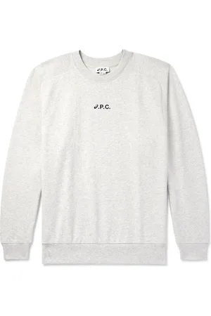 A.P.C. ASICS Interaction Logo-Print Cotton-Blend Jersey Sweatshirt - Men - - S