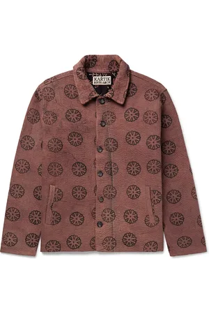 Kartik Research Printed Cotton-Voile Kantha Jacket - Men - - L