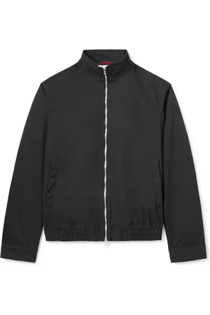 Brunello Cucinelli Cotton-Blend Twill Bomber Jacket - Men - - IT 46