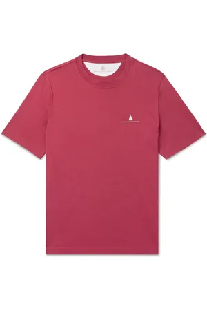 Brunello Cucinelli Slim-Fit Logo-Print Cotton-Jersey T-Shirt - Men - - M
