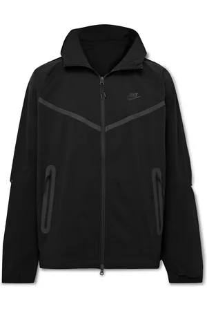 Nike Tech Logo-Print Stretch-Nylon Hooded Jacket - Men - - L