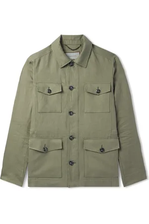 CANALI Linen-Canvas Jacket - Men - - IT 46