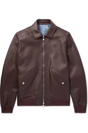 VALSTAR Roy Full-Grain Leather Blouson Jacket - Men - - IT 46