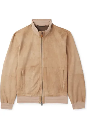 CANALI Suede Bomber Jacket - Men - - IT 48