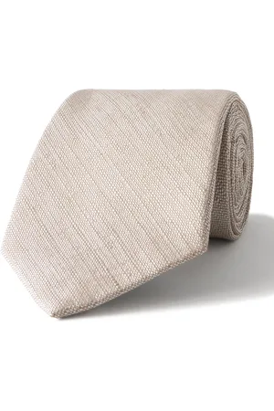Loro Piana Yale 8cm Textured-Linen and Silk-Blend Tie - Men