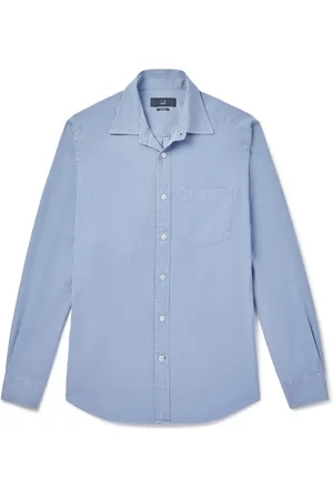 Dunhill Sea Island Cotton-Twill Shirt - Men - - S
