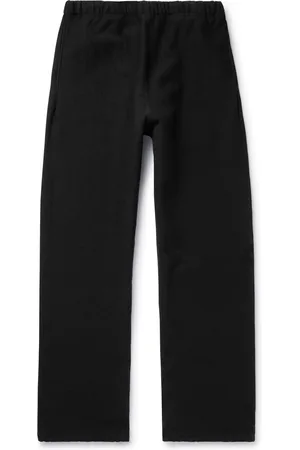 Auralee Straight-Leg Cotton-Jersey Trousers - Men - - 4