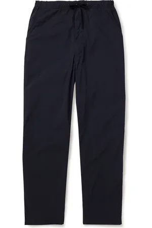 ORSLOW New Yorker Straight-Leg Cotton-Blend Drawstring Trousers - Men - - 2