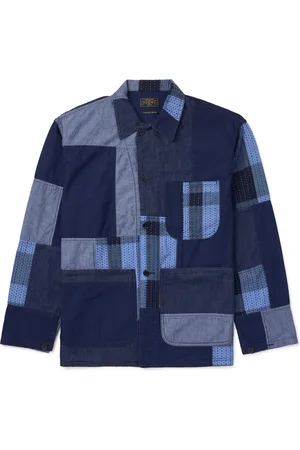 Beams Patchwork Denim Jacket - Men - - XL