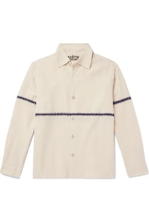 Kartik Research Embroidered Ramie Shirt - Men - - XL