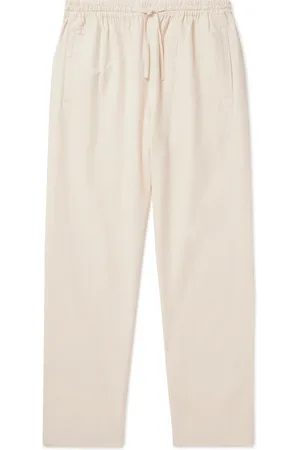 Kardo Roy Straight-Leg Cotton-Khadi Drawstring Trousers - Men - - XS