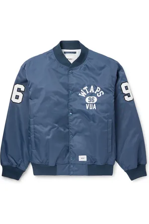 Wtaps Team Logo-Appliquéd Padded Nylon-Twill Bomber Jacket - Men - - S