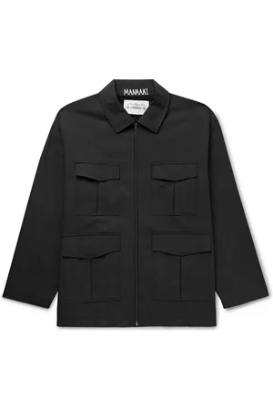 Manaaki Raranga Cotton-Twill Jacket - Men - - S