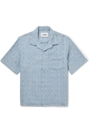 Corridor Camp-Collar Textured-Cotton Shirt - Men - - S