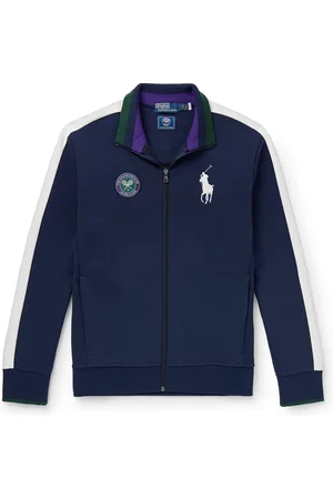 Ralph Lauren Wimbledon Mesh-Trimmed Cotton-Blend Jersey Track Jacket - Men - - XXL