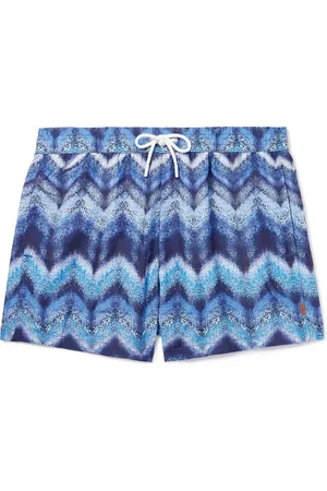 Missoni Straight-Leg Mid-Length Striped Swim Shorts - Men - - L
