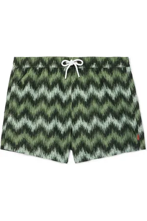 Missoni High Frequency Straight-Leg Mid-Length Striped Swim Shorts - Men - - S