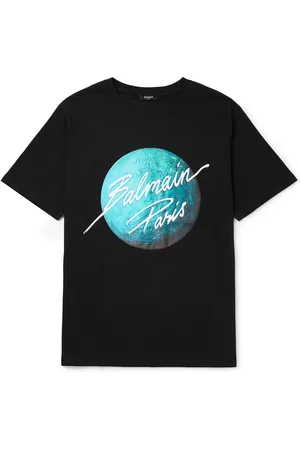 Balmain Logo-Print Cotton-Jersey T-Shirt - Men - - XXL