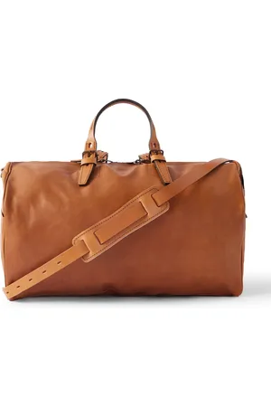 BLEU DE CHAUFFE Leather Weekend Bag - Men