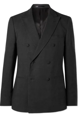 Mr P. Double-Breasted Linen Tuxedo Jacket - Men - - 40