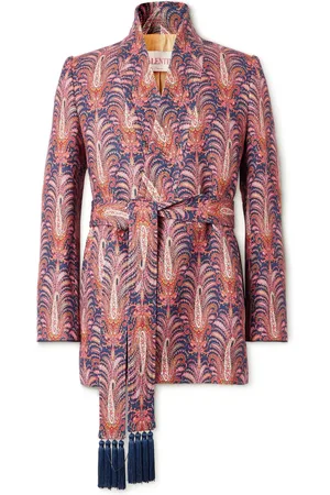 VALENTINO GARAVANI Belted Hemp Jacket - Men - - IT 48