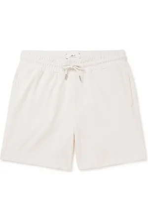 Mr P. Straight-Leg Cotton-Terry Drawstring Shorts - Men - - M