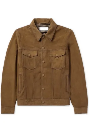 OFFICINE GENERALE Leonide Burnished-Suede Jacket - Men - - L