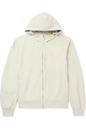 Brunello Cucinelli Suede Hooded Bomber Jacket - Men - - XS