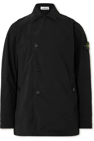 Stone Island Logo-Appliquéd Canvas Jacket - Men - - XL