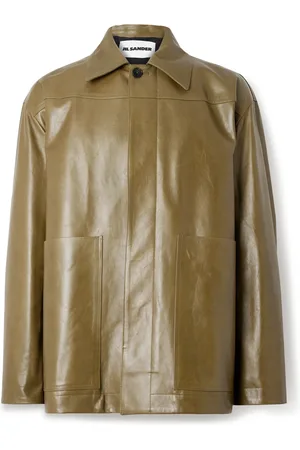 Jil Sander Oversized Leather Jacket - Men - - IT 50