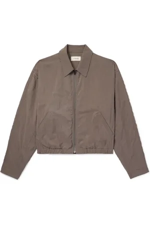LEMAIRE Cropped Lyocell-Blend Blouson Jacket - Men - - IT 54