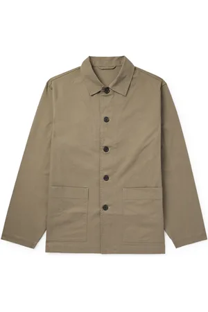 OFFICINE GENERALE Uriel Cotton-Twill Overshirt - Men - - S
