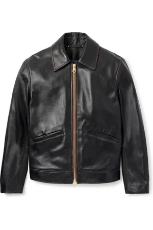 Paul Smith Leather Blouson Jacket - Men - - XL