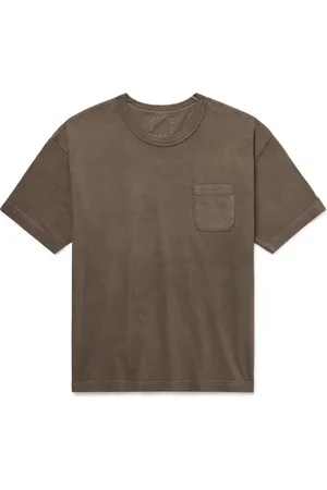 VISVIM Jumbo Garment-Dyed Cotton-Jersey T-Shirt - Men - - 2