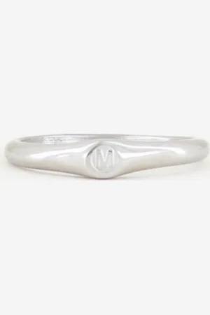 My Jewellery Zilverkleurige initial ring