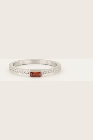 My Jewellery Vintage ring rode rechthoek