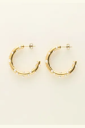 My Jewellery Oorringen met kleine imitatieparels