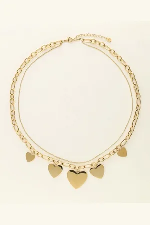 My Jewellery Universe statement ketting met hartjes