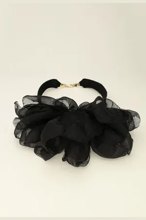 My Jewellery Verstelbare choker met bloem