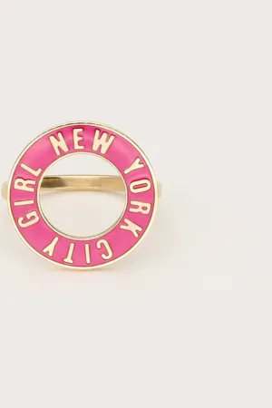 My Jewellery Ring met kleur"New York"