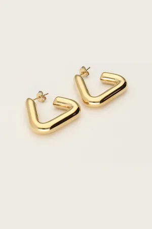 My Jewellery Bold triangel oorringen