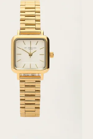My Jewellery Vintage vierkant horloge met schakelband